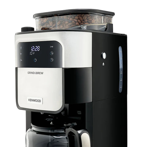 Kenwood Grind and Brew Coffee Maker 1.5L with Built-In Grinder – Black