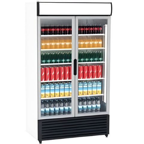 Admiral Refrigerator, 1092L, 38.5Cft - 2 Doors with Sliding Glass