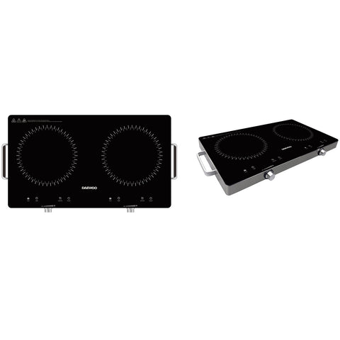 Daewoo Double Infrared Cooker 2800W - Black