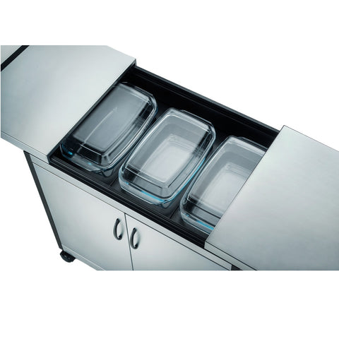 English Buffet, Food Warmer Trolley – 360W, 4.8L Capacity