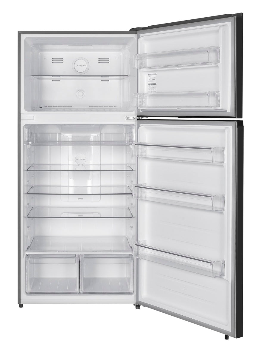 العنوان شارب، ثلاجة بفريزر علوي 620 لتر (21.9 قدم مكعب)، ضاغط عاكس، نوفروست، إينوكس