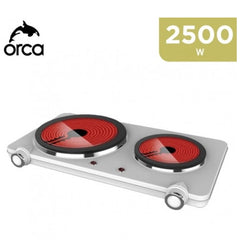 Orca Double Hot Plate 2500 Watts Ceramic - HP202-T10