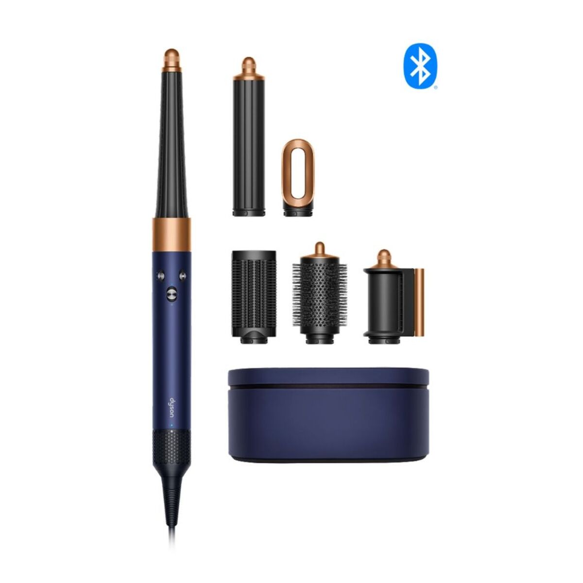 Dyson Airwrap I.D. Multi-Styler & Dryer Straight+Wavy HS08 - Prussian Blue/Rich Copper