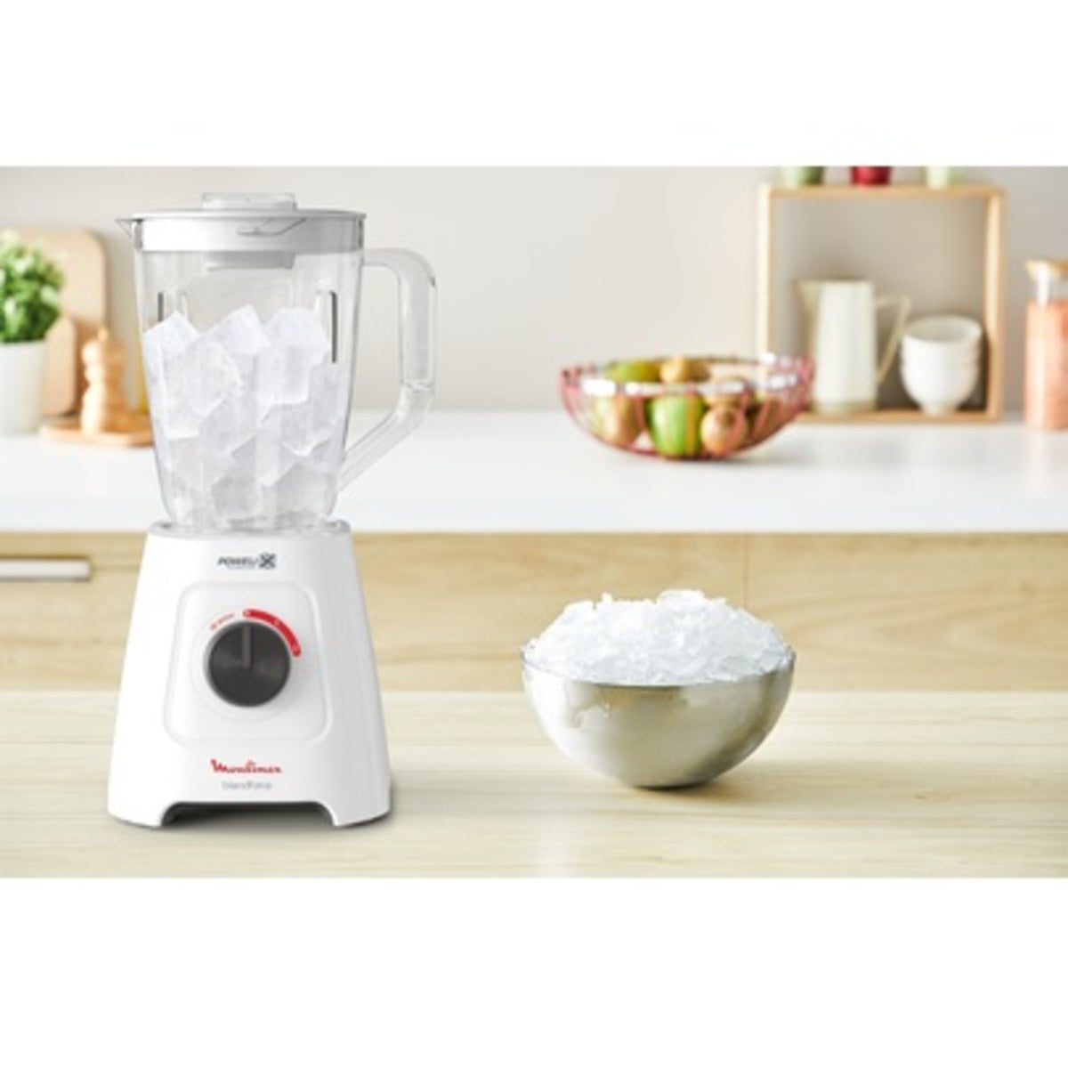 مولينكس، خلاط بليند فورس 600 واط 2 لتر مع مفرمة كبيرة جدًا – LM42X127