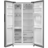 ميديا ثلاجة سايد باي سايد ٧٣٥ لتر، ٢٥.٩ قدم³ - ستانلس ستيل