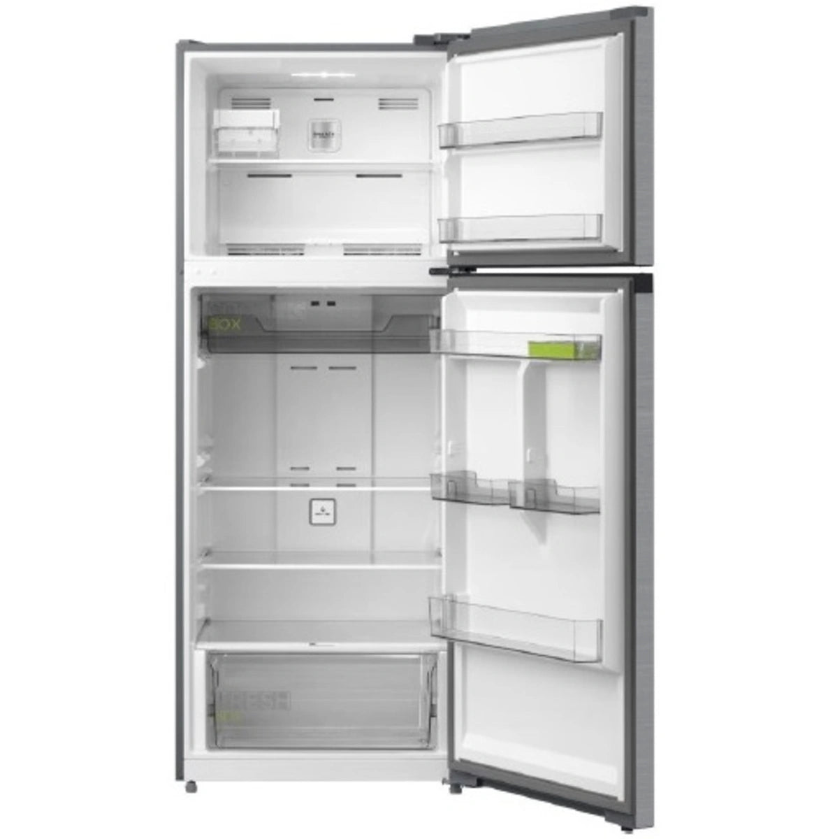 ميديا ثلاجة فريزر علوي مزدوج الأبواب سعة ٥٨٠ لتر / ٢٠٫٥ قدم³ – فضي