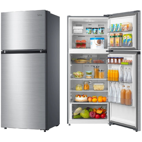 ميديا ثلاجة فريزر علوي مزدوج الأبواب سعة ٥٨٠ لتر / ٢٠٫٥ قدم³ – فضي