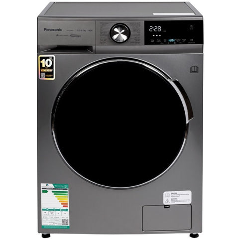 Panasonic Front Load Washer 12kg Dryer 8kg, Dark Silver - NA-S24ML1LKW