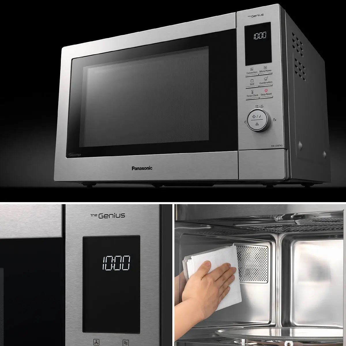 باناسونيك NN-CD87KSKPQ، ميكروويف 34 لتر، 1000 واط