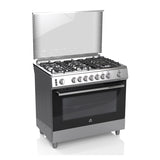 Orca, Gas Cooker 6 Burners 90x60cm, Inox – OR-9060ODFS6B