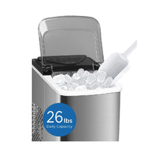 Orca Ice Maker 12KG Capacity - Stainless Steel