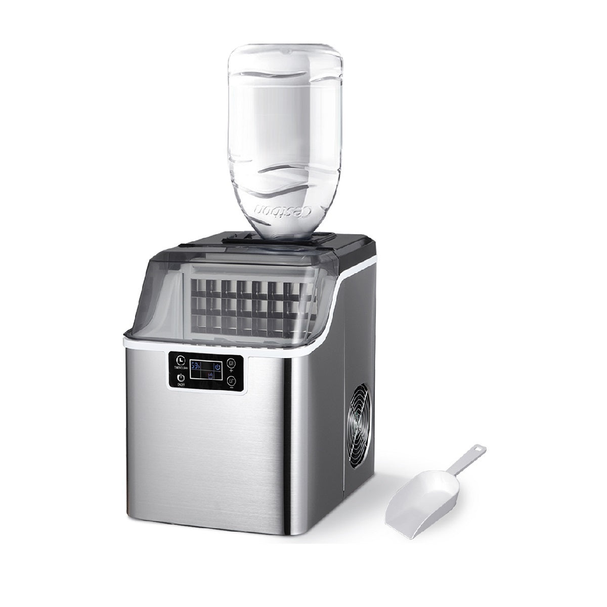 Orca Ice Maker Machine 20Kg/24Hr Stainless Steel - OR-IM-HZB-20AF/S