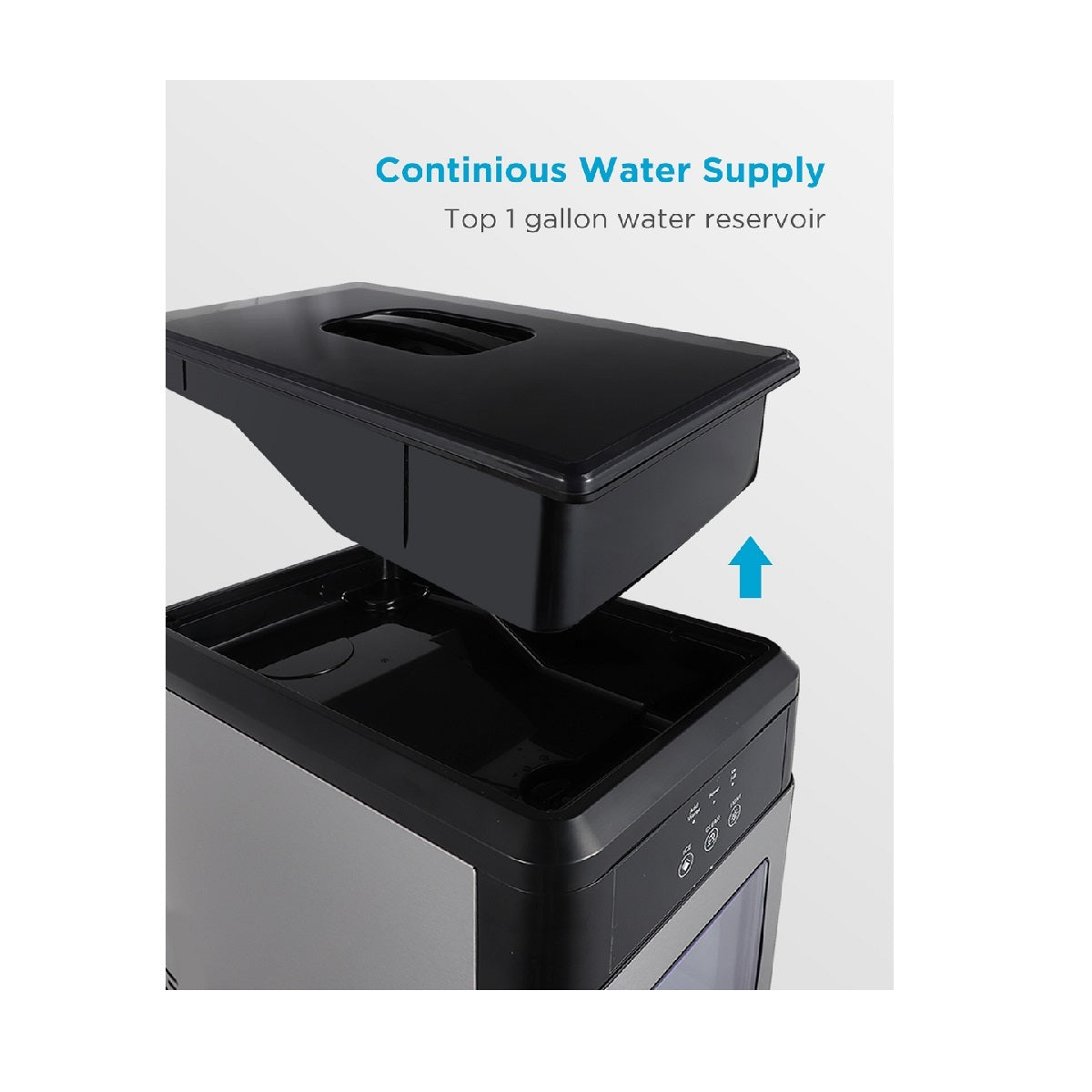 Orca Nugget Ice Maker Machine 20Kg/24Hr Black - OR-IM-HZB-20N