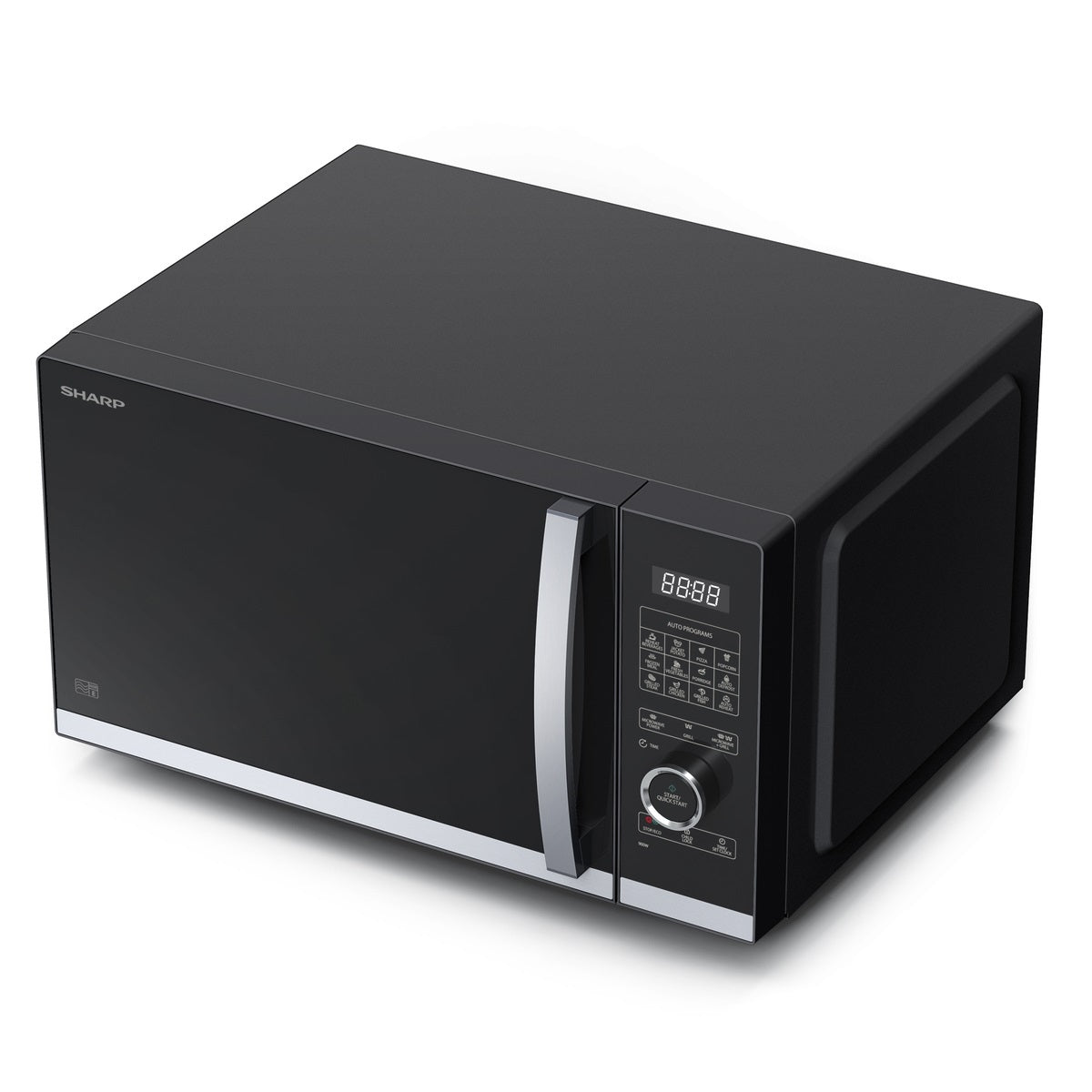 Sharp, Flatbed Grill Microwave Oven 25L - Black