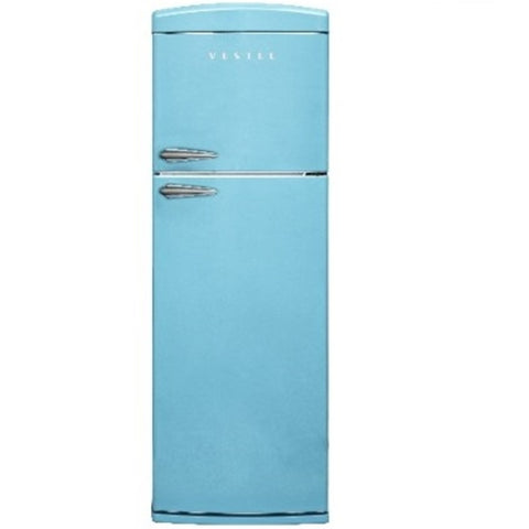 Vestel Refrigerator 460L / 16.2 CFT Double Door Retro Baby Blue