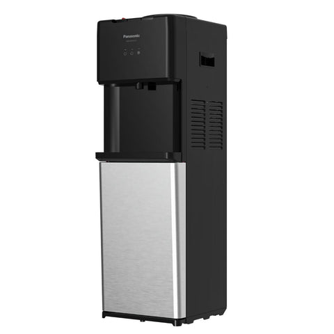 مبرد مياه باناسونيك قائم بذاته بتحميل علوي، أسود/فضي - SDM-WD3225TG