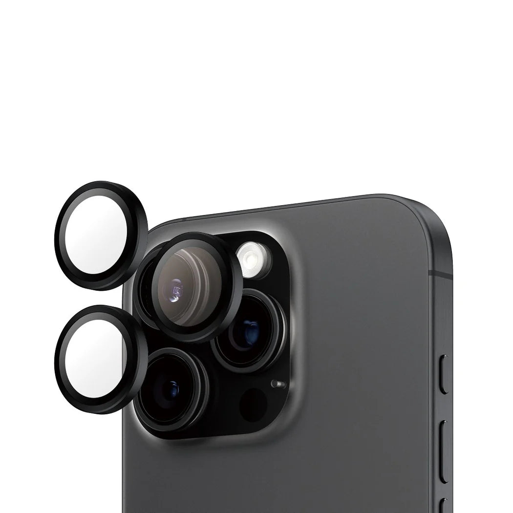 PanzerGlass® Hoops™ Black Lens Protector iPhone 16 Pro | iPhone 16 Pro Max |Rings
