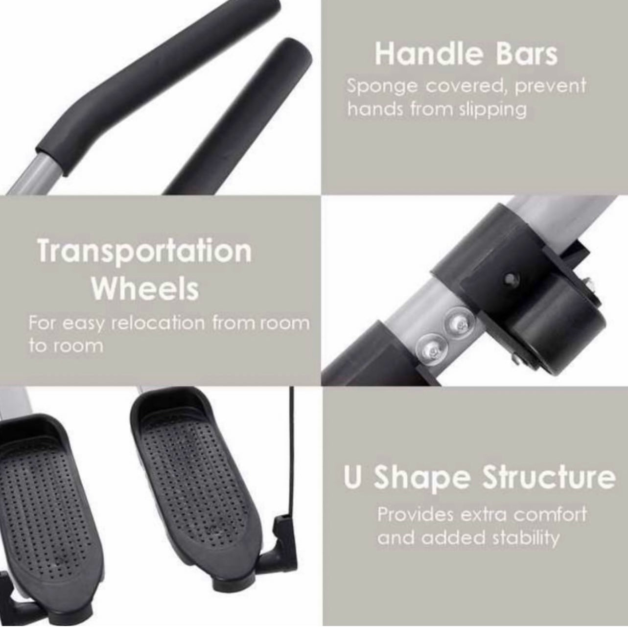 STAIDER Foldable Air Walker Glider - Full Body Cardio Trainer