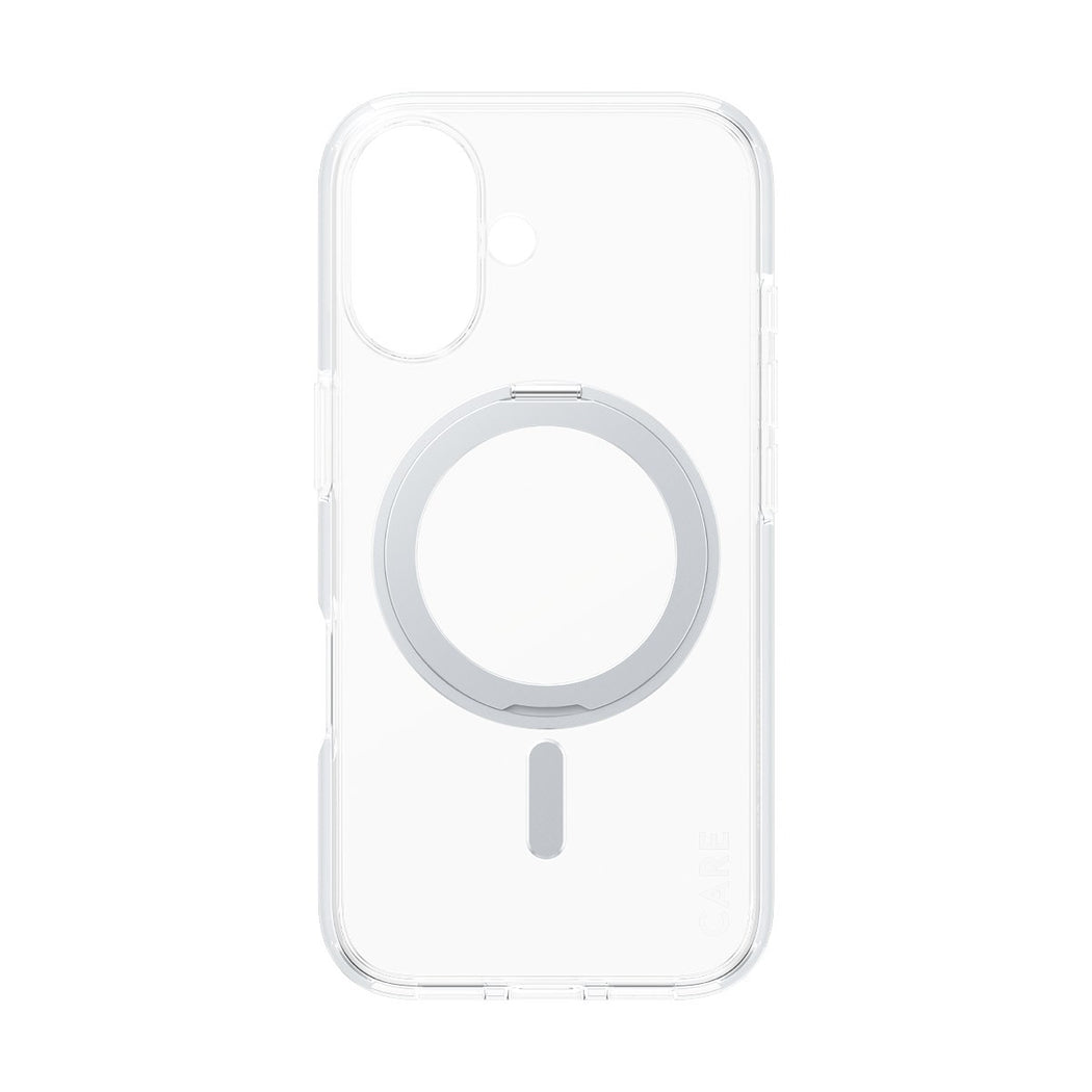 CARE by PanzerGlass® Case Feature Silver Kickstand & MagSafe iPhone 16