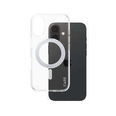 CARE by PanzerGlass® Case Feature Silver Kickstand & MagSafe iPhone 16
