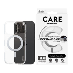 CARE by PanzerGlass® Case Feature Silver Kickstand & MagSafe iPhone 16 Pro