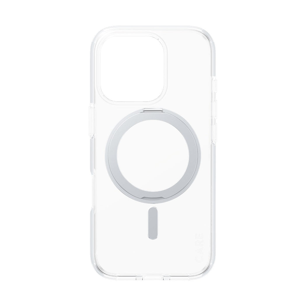 CARE by PanzerGlass® Case Feature Silver Kickstand & MagSafe iPhone 16 Pro