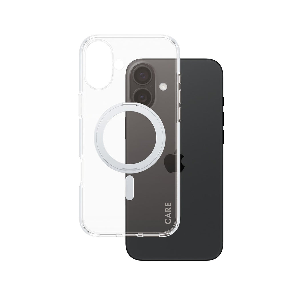 CARE by PanzerGlass® Case Feature Silver Kickstand & MagSafe iPhone 16 Plus