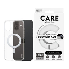 CARE by PanzerGlass® Case Feature Silver Kickstand & MagSafe iPhone 16 Plus