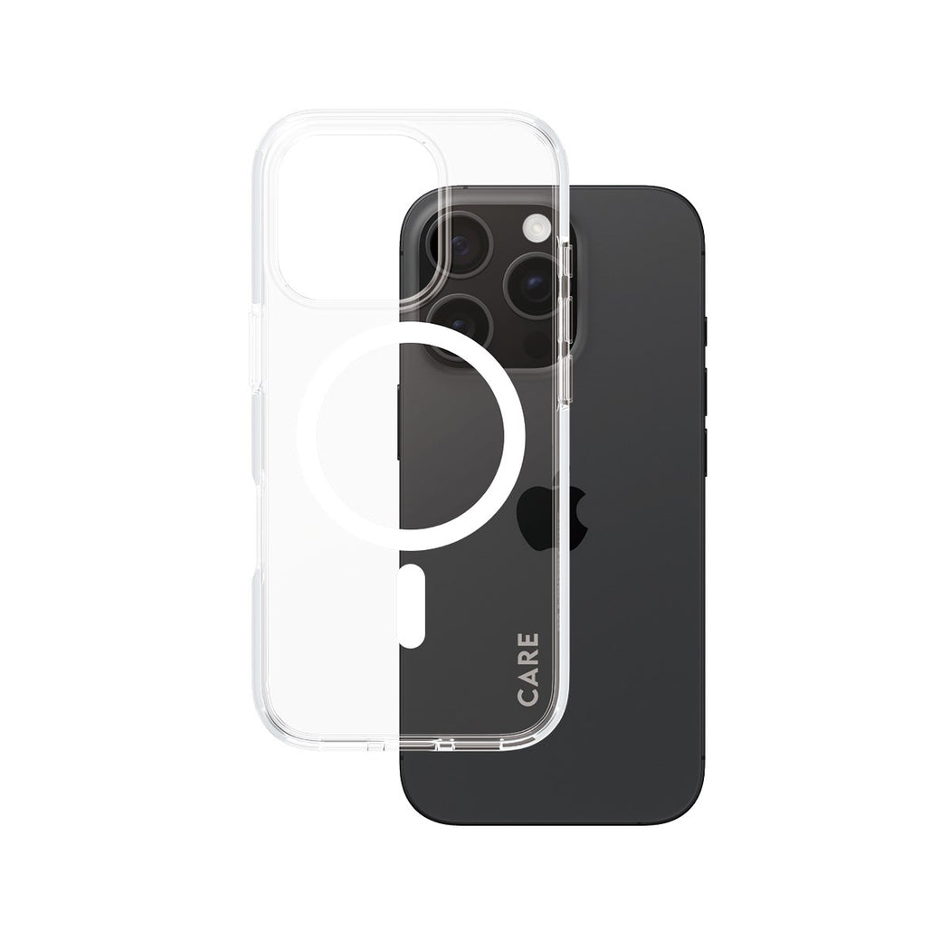 CARE by PanzerGlass® Case Flagship White MagSafe iPhone 16 Pro