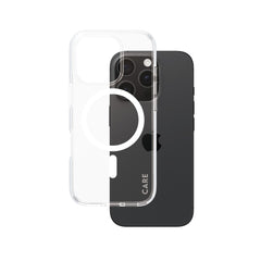 CARE by PanzerGlass® Case Flagship White MagSafe iPhone 16 Pro
