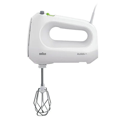 Braun HM1070 WH Multimix 2 In 1 Hand And Stand Mixer HM1070 - 400 Watts - White