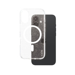 CARE by PanzerGlass® Case Flagship Star Lit w. White MagSafe iPhone 16