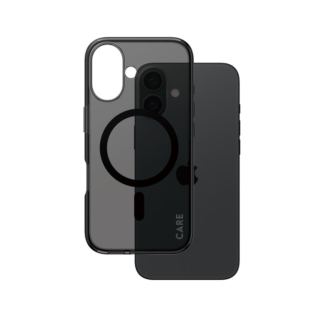 CARE by PanzerGlass® Case Flagship Smokey w. MagSafe iPhone 16