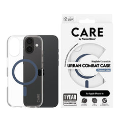 CARE by PanzerGlass® Case Flagship Blue MagSafe iPhone 16