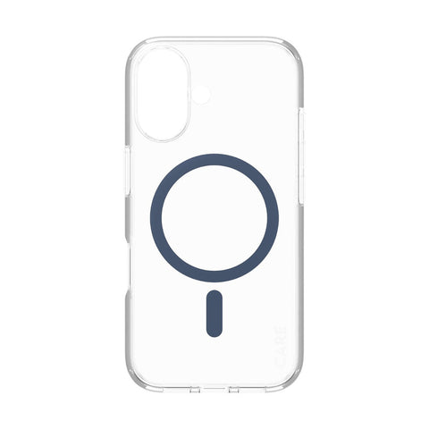 جراب CARE by PanzerGlass® الرائد باللون الأزرق MagSafe لهاتف iPhone 16