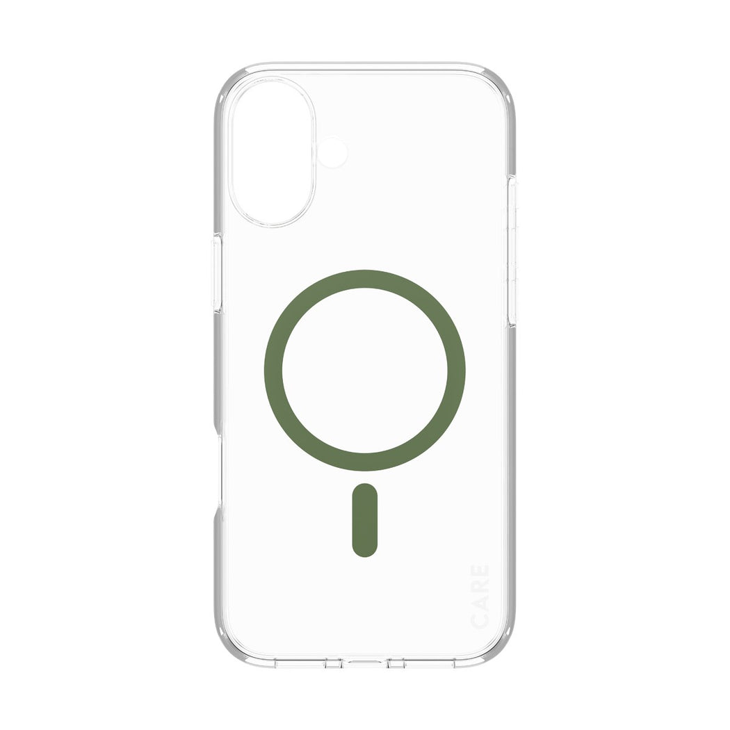 CARE by PanzerGlass® Case Flagship Green MagSafe iPhone 16 Plus