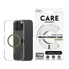 CARE by PanzerGlass® Case Flagship Green MagSafe iPhone 16 Pro Max