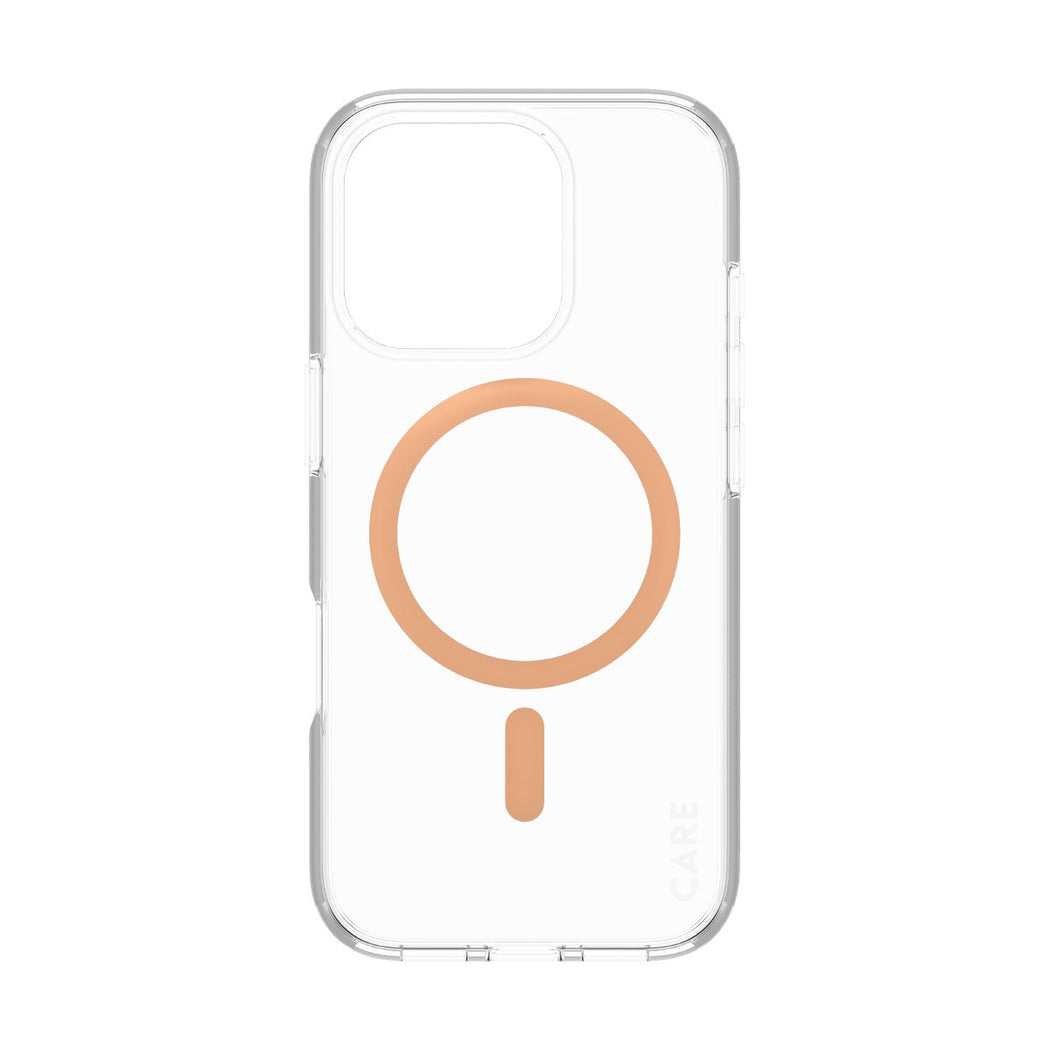 CARE by PanzerGlass® Case Flagship Peachy MagSafe iPhone 16 Pro
