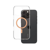 PanzerGlass® 1376, Case Flagship MagSafe iPhone 16 Pro Max - Peachy