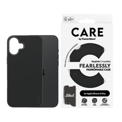 CARE by PanzerGlass® Case Fashion Black MagSafe iPhone 16 Plus