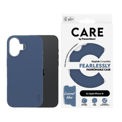 CARE by PanzerGlass® Case Fashion Blue MagSafe iPhone 16