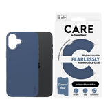 جراب CARE by PanzerGlass® الأنيق باللون الأزرق MagSafe لهاتف iPhone 16 Plus