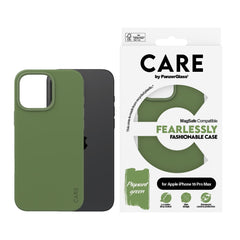 CARE by PanzerGlass® Case Fashion Green MagSafe iPhone 16 Pro Max