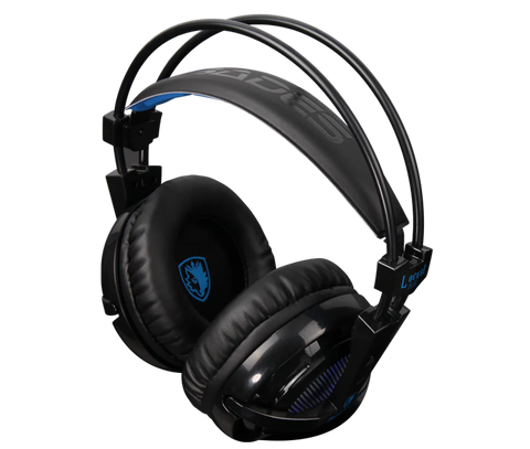 ساديس سماعة الألعاب لوكست بلس + إضاءة آر جي بي SA-904