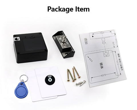 غوبيتا Y100C، قفل خزانة ذكي بالبطاقة للأدراج والخزائن الخشبية، وصول مخفي بالبطاقة – أسود