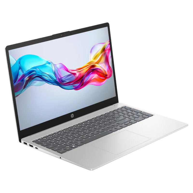 HP 15-FD0146NE - 15.6 بوصة FHD / i7 / 8 جيجابايت / 512 جيجابايت (NVMe M.2 SSD) / DOS (بدون نظام تشغيل) / 1YW / فضي طبيعي - كمبيوتر محمول