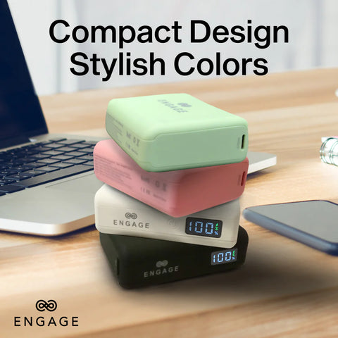 Engage, Ultra-Compact Wireless Magnetic Power Bank (10000mAh, 45W)