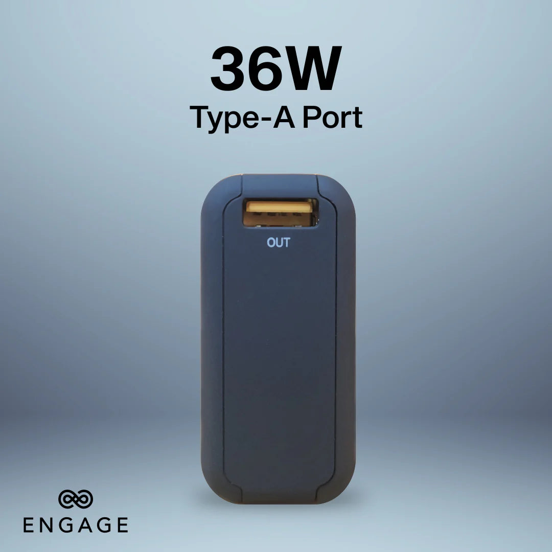 Engage, Ultra-Compact Wireless Magnetic Power Bank (10000mAh, 45W)