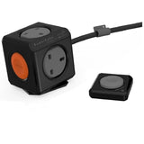 PowerCube Extended Remote Set UK 1.5m – 4-Socket Power Cube with Wireless Remote Switch