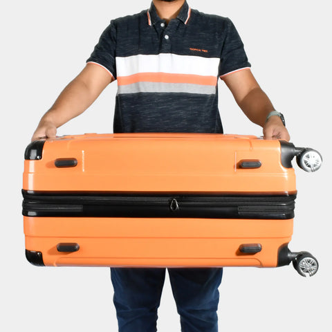 Smart Polo, 3-Piece Luggage Set – ABS Expandable Suitcases (28"/24"/20")